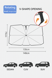 Windshield Sun Shade Umbrella - Square Hero - TinyBeats