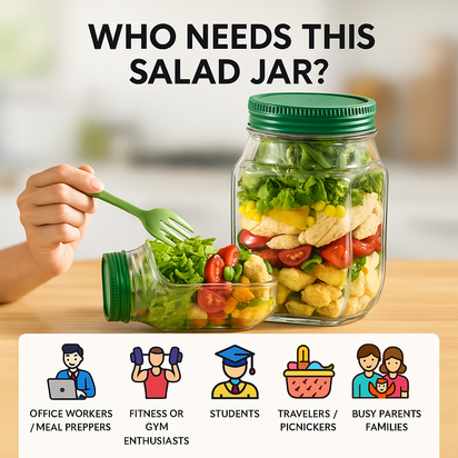 Tinybeats™ Salad Pod Jar