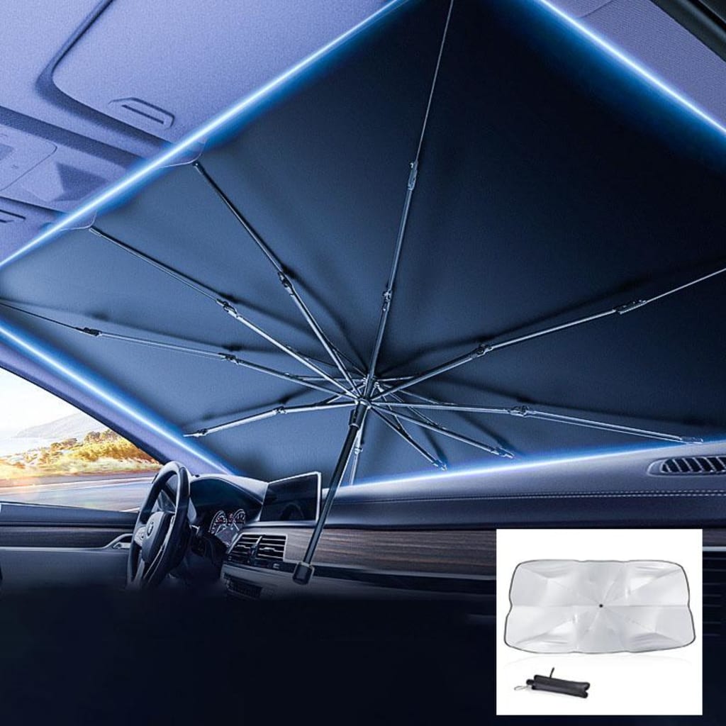 Windshield Sun Shade Umbrella - Square Hero - TinyBeats
