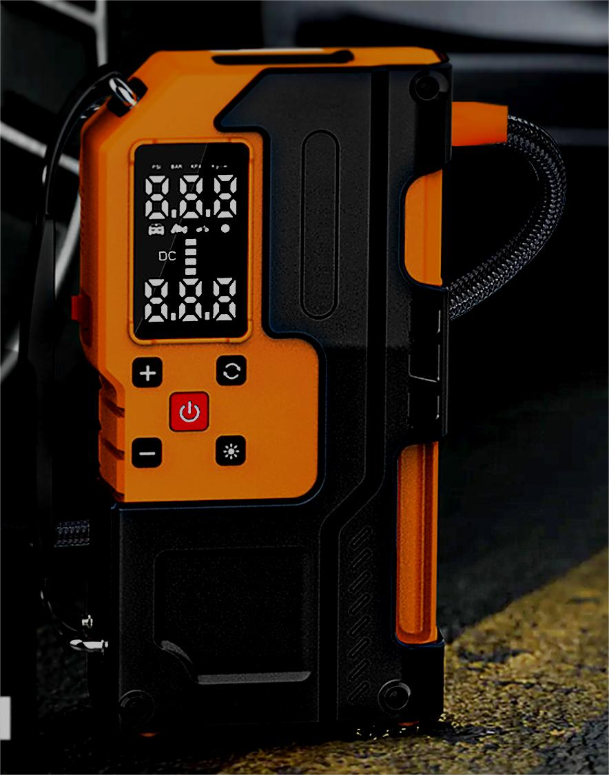 Tinybeats 12V Jump Starter with Air Compressor, 10000mAh Portable Car Battery Booster